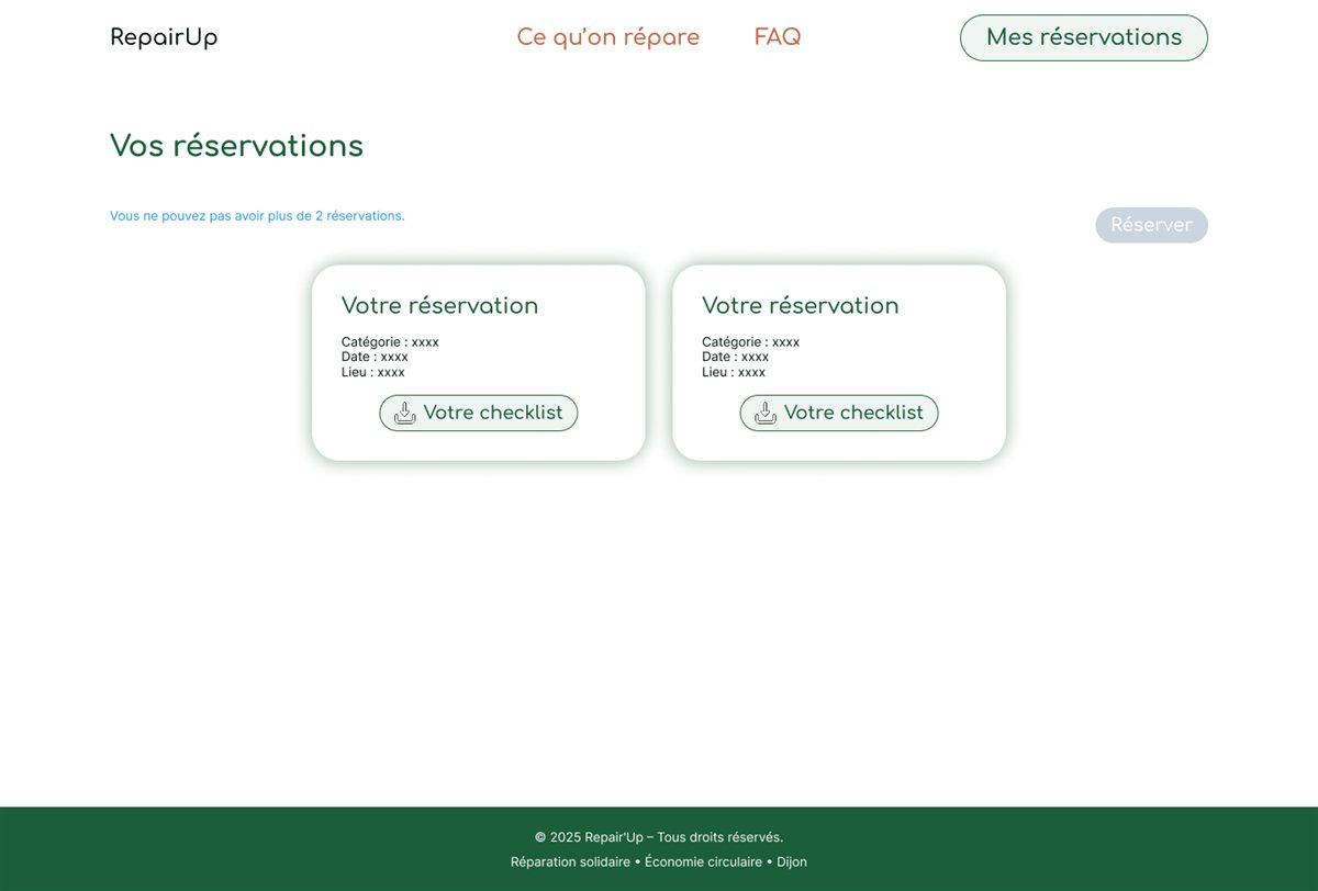 Mes réservations